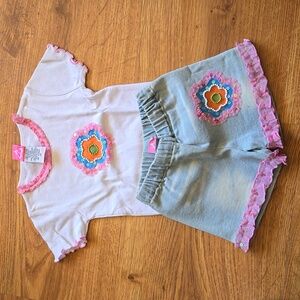 Lipstick short set Sz 2T